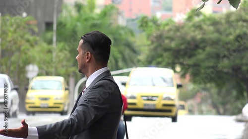 Wallpaper Mural Disappointed Business Man in Rain Torontodigital.ca