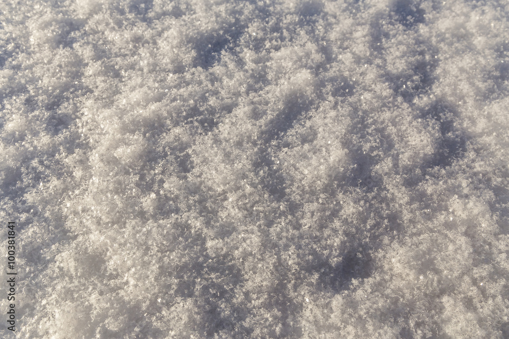 Snow Texture Closeup