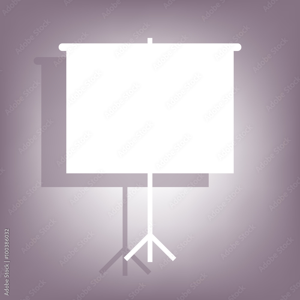 Blank Projection screen icon Blank Projection screen icon