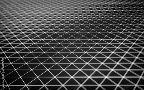 Wallpaper Mural Abstract polygonal space low poly Torontodigital.ca
