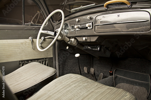 Classic car dashboard