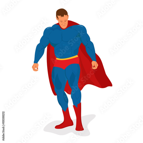 Superhero, vector illustration