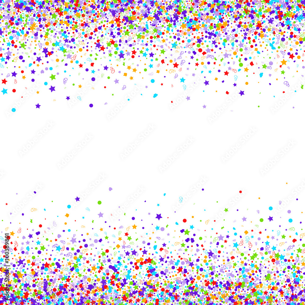 Confetti  vector background