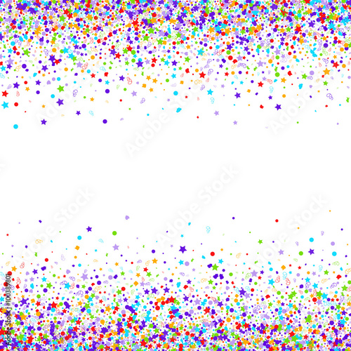 Confetti vector background