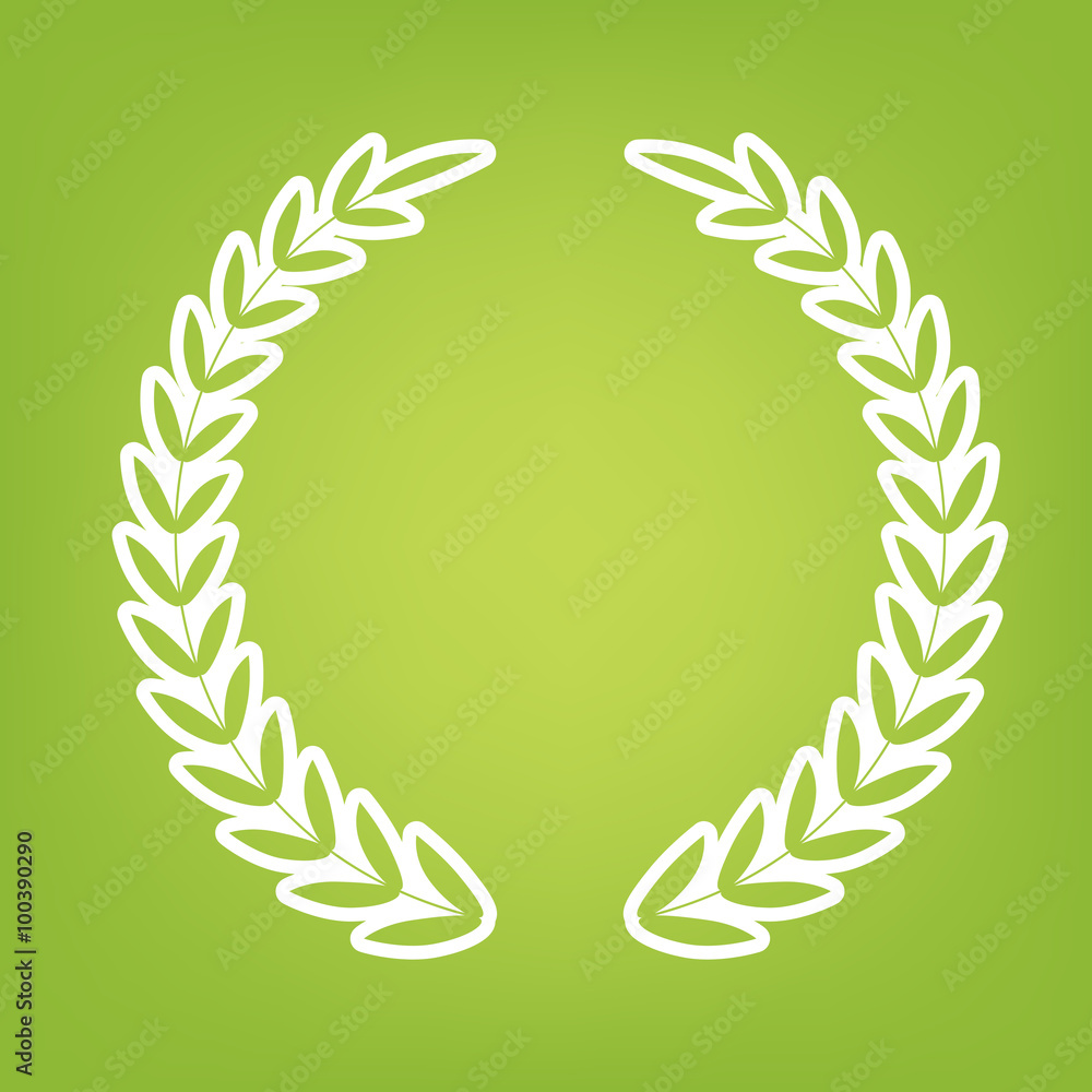 Laurel Wreath line icon
