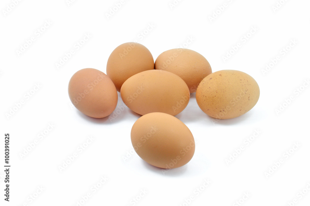 Eggs isolated on white background Eggs isolated on white background