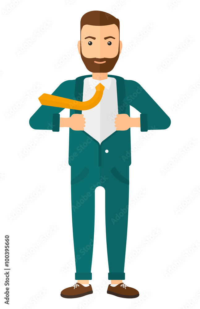 Man taking off jacket. Man taking off jacket.