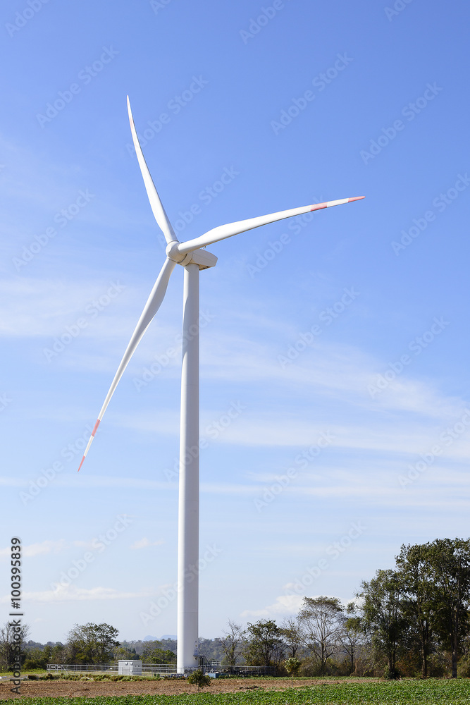 the stand alone of wing turbine operation by the three blade the stand alone of wing turbine operation by the three blade
