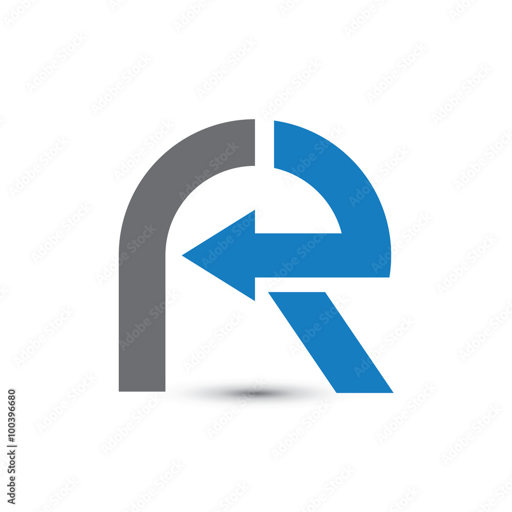 Arrow Letter R Logo Arrow Letter R Logo