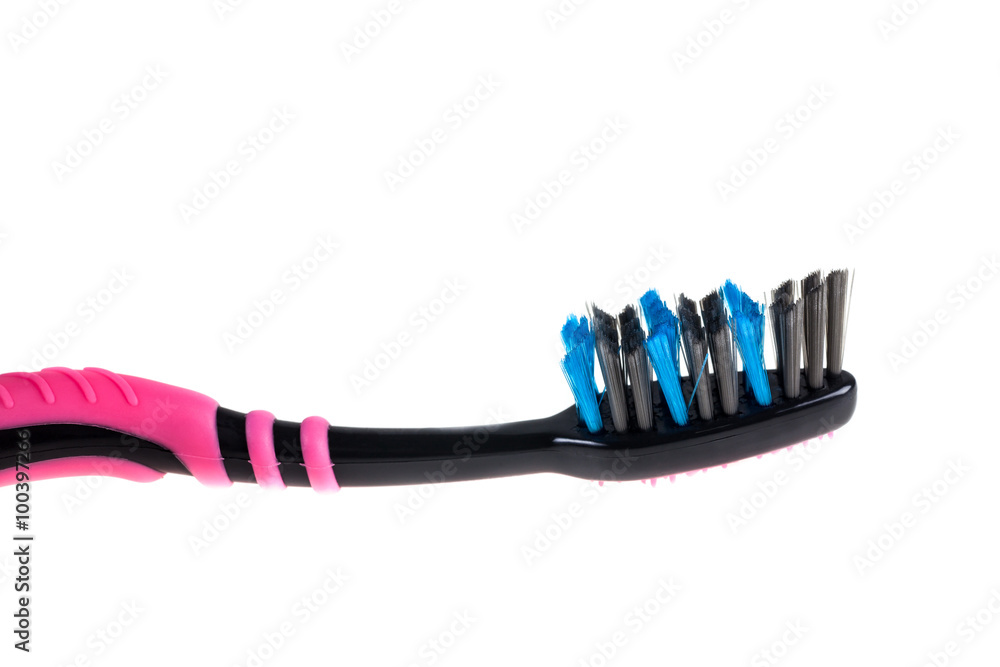 Toothbrush on white background. Toothbrush on white background.