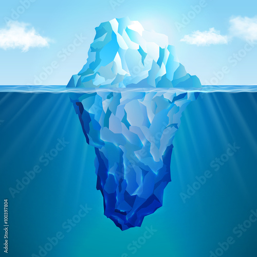 Iceberg realistic concept
