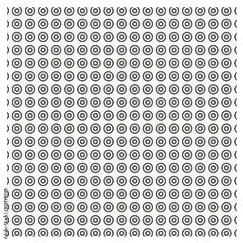 Vector Seamless pattern with dotted circles repeating texture St