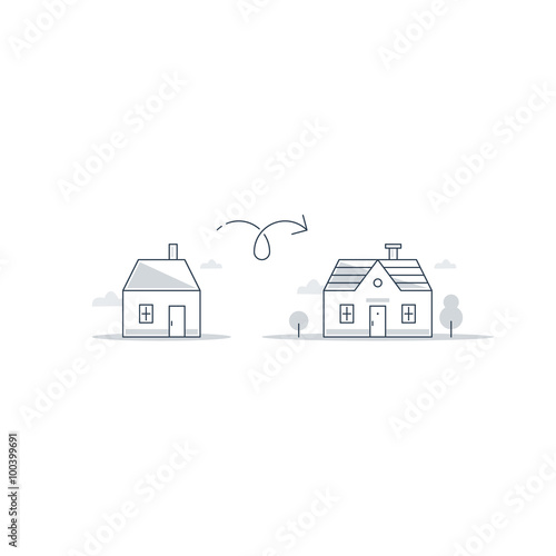 Upgrade or improvement illustration