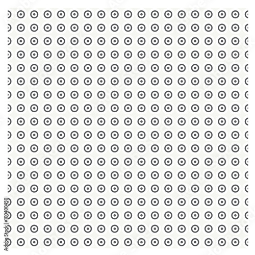 Vector Seamless pattern with dotted circles repeating texture St