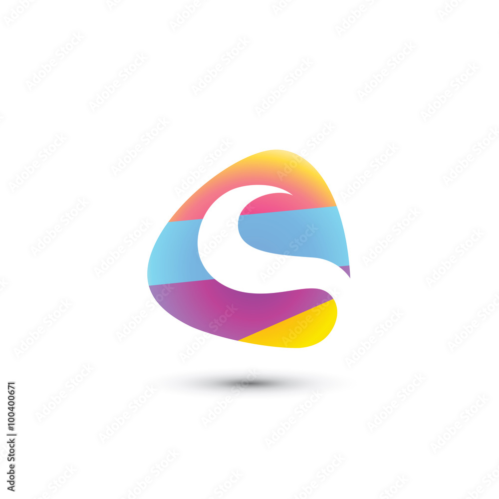 Colorful Letter S Logo Colorful Letter S Logo