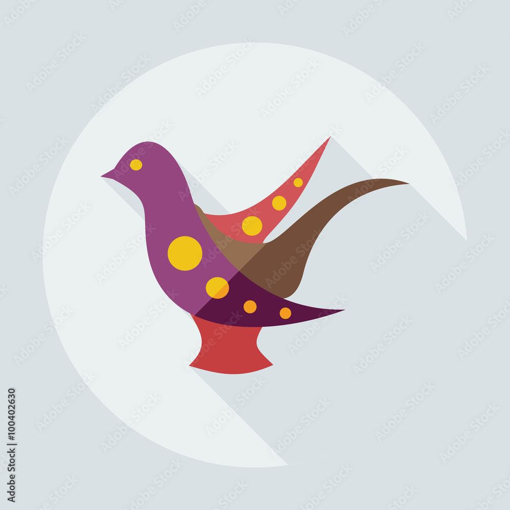 Obraz premium Flat modern design with shadow icons ukrainian