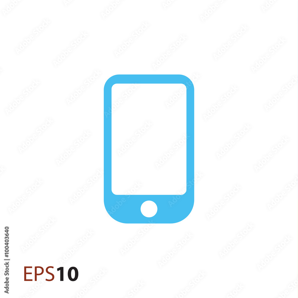 Minimal smartphone icon for web and mobile Minimal smartphone icon for web and mobile
