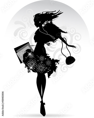 Elegant Woman Shopping