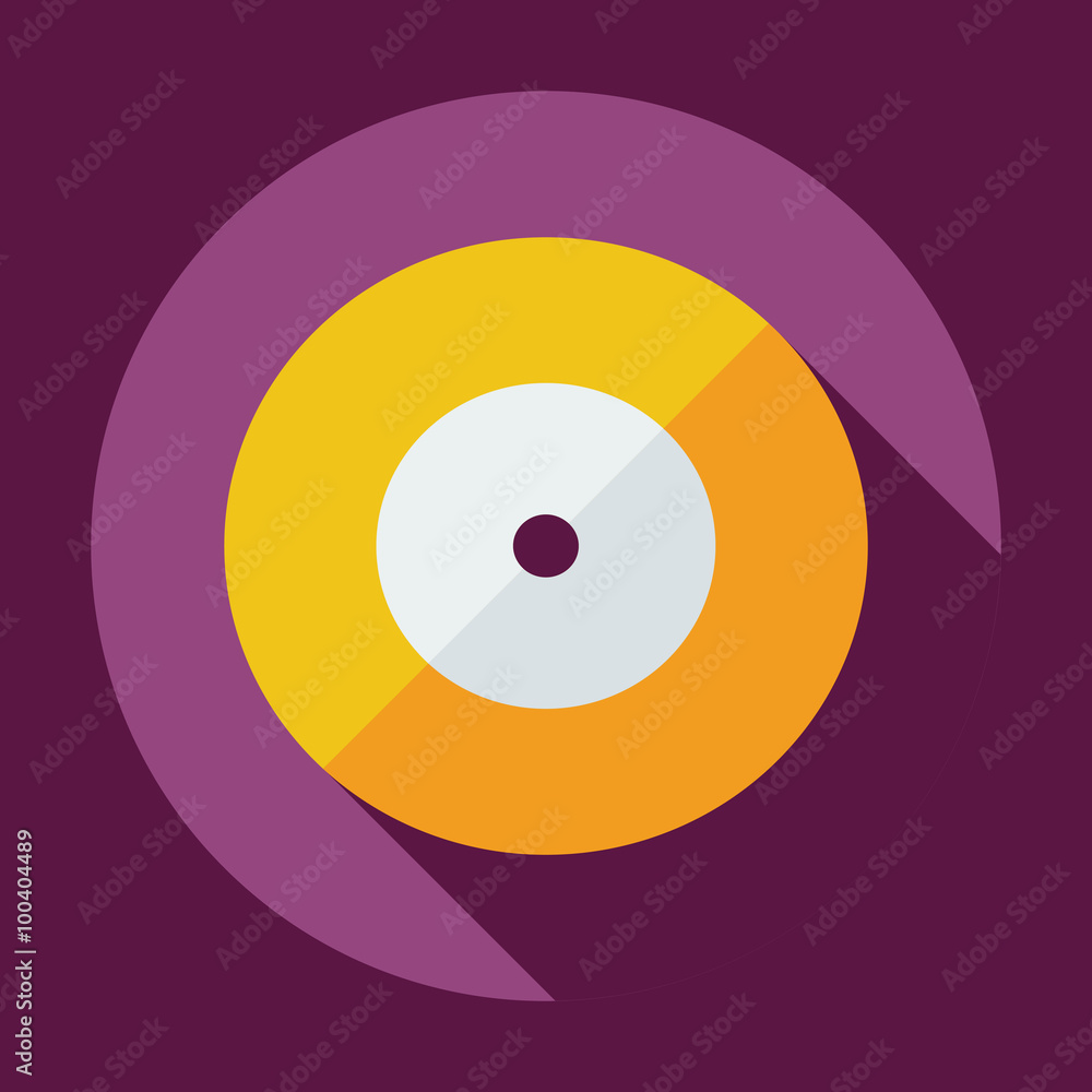 Flat modern design with shadow icon vinyl Flat modern design with shadow icon vinyl