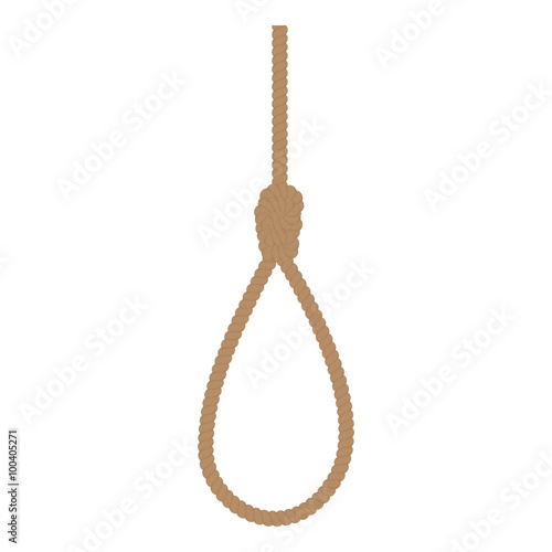 Noose cartoon icon 