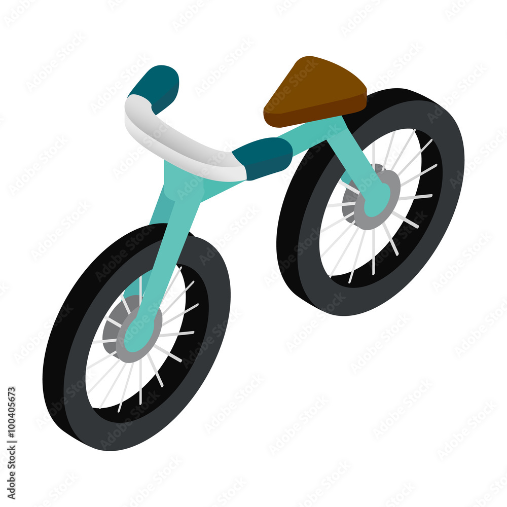 Bike 3d isometric icon