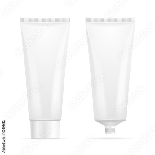 Tube Mock-Up For Cream. Vector