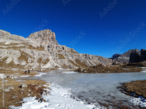 Winterwanderung in den Dolomiten
