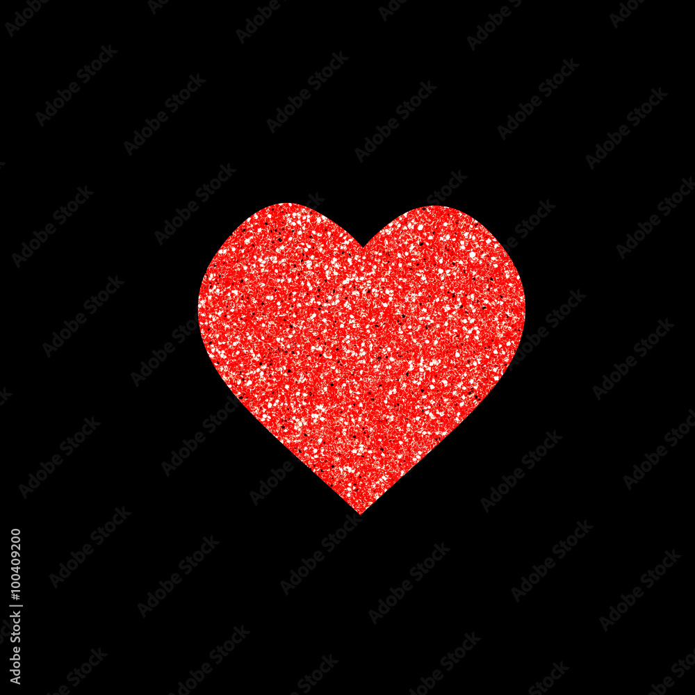 orange heart on black background orange heart on black background