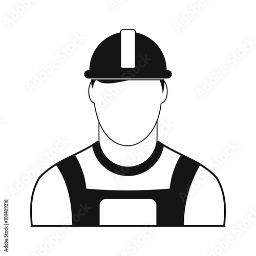 Oilman black simple icon