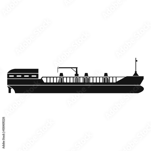 Cargo ship icon 