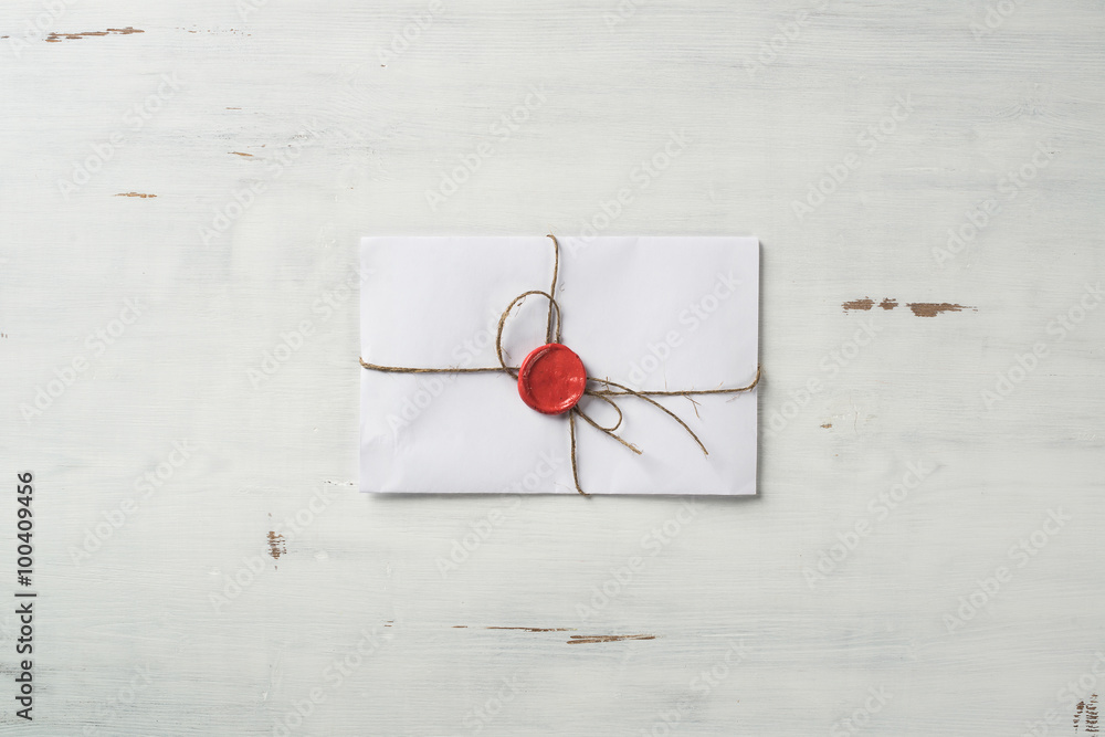 custom made wallpaper toronto digitalLetter with seal on table