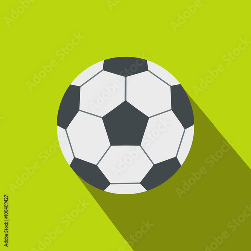 Soccer ball flat icon
