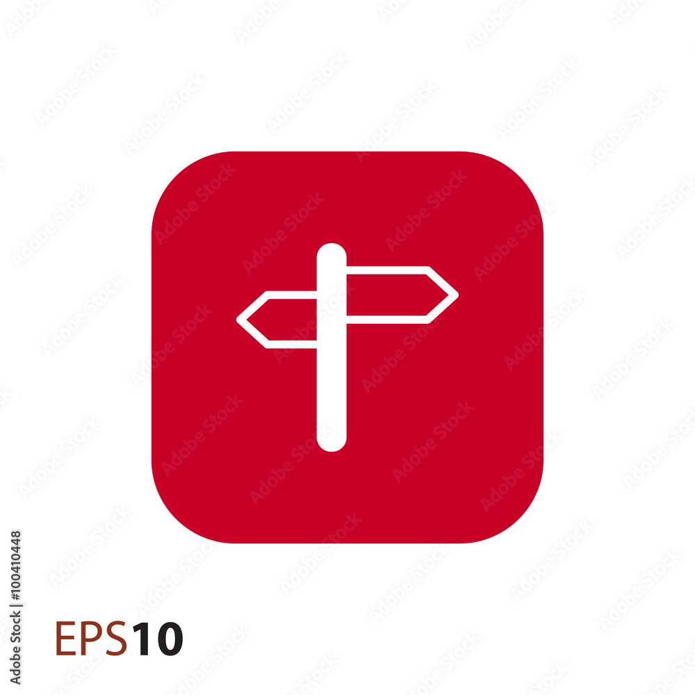 Obraz premium Direction icon for web and mobile