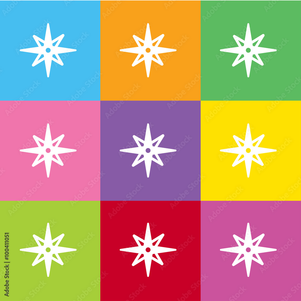 North star icon for web and mobile North star icon for web and mobile