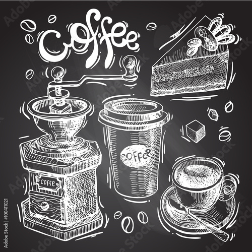 coffee sketch illustration
