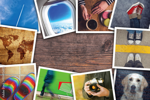 Fotografie Urban youth lifestyle photo collage