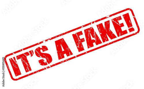 Its a fake red stamp text