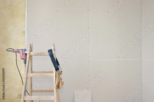 building walls in the house