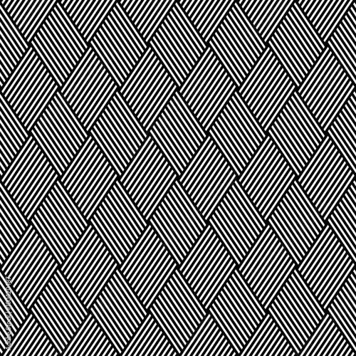 Striped diamonds seamless pattern.