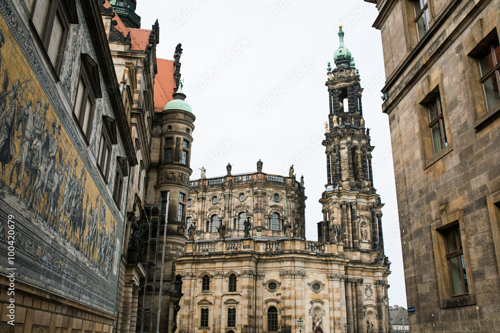 Catholic Church and Dresden Castle
