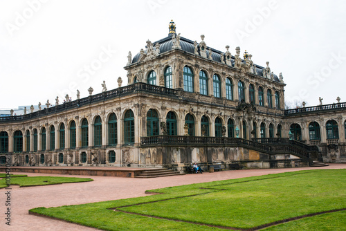 beautiful old architecture Dresden  Zwinger Museum