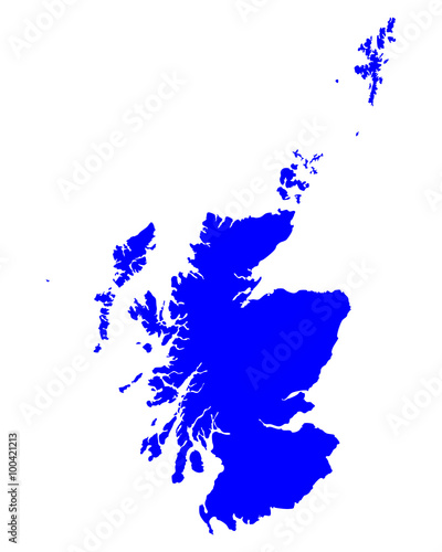Karte von Schottland
