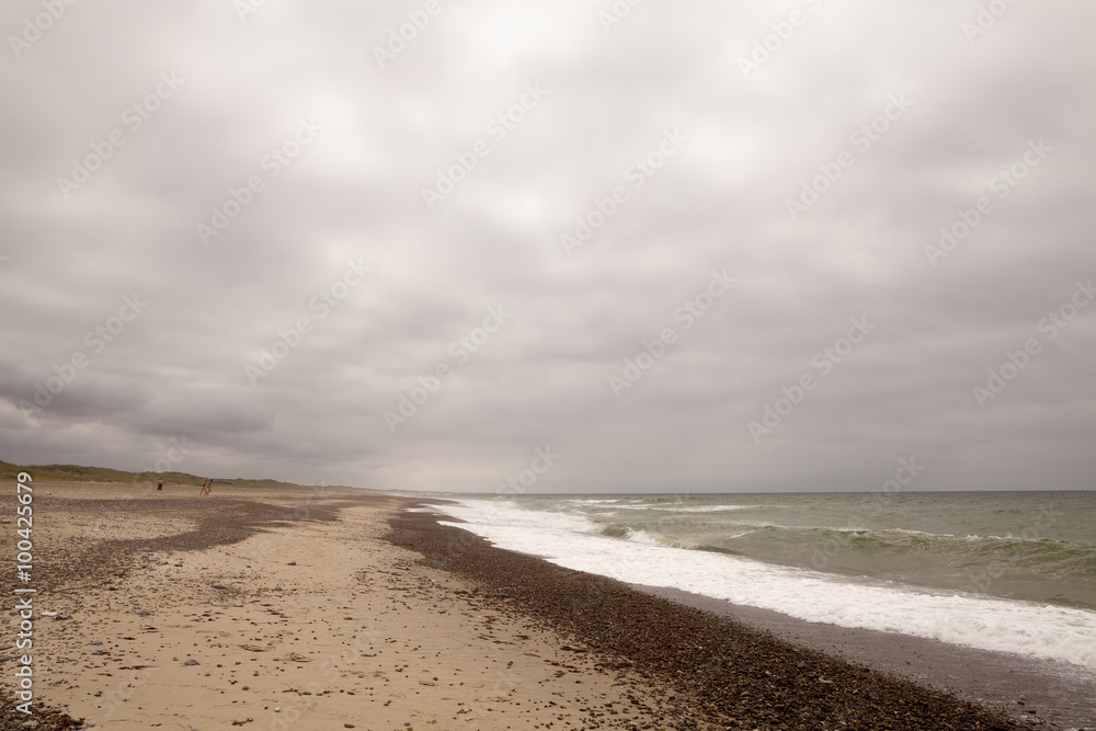 Long Endless Stretches of Beach. The west coast of Denmark feels like one long endless stretch of coastline and beach along the North Sea. 