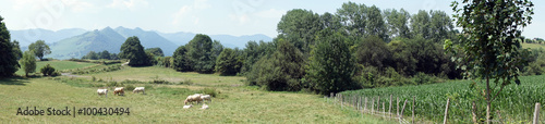 Panorama of Pyrenees