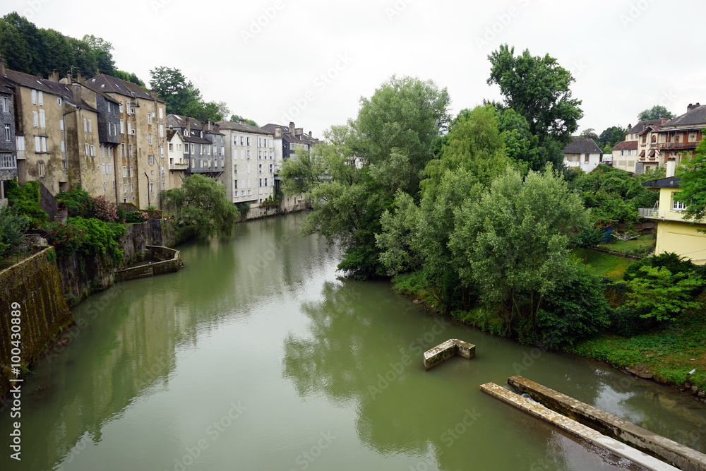 Riverside in Oloron-Sainte-Marie