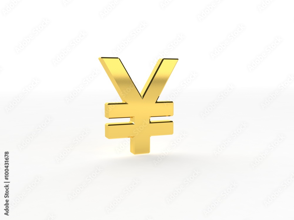 Obraz premium 日本円３D文字