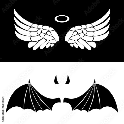 Angel and Devil icons.