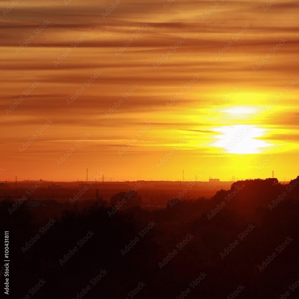 Benfleet sunset Benfleet sunset
