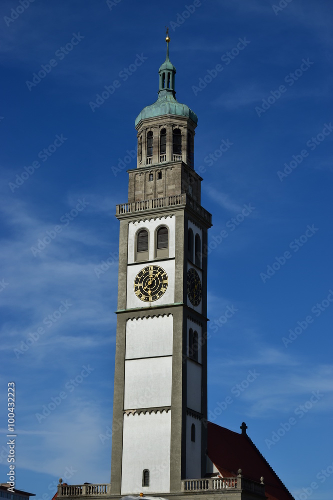 View in the city of Augsburg, Bavaria, Germany