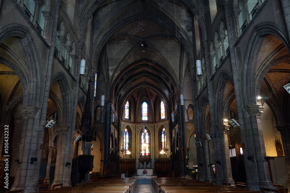 Inside Saint-Jacques church